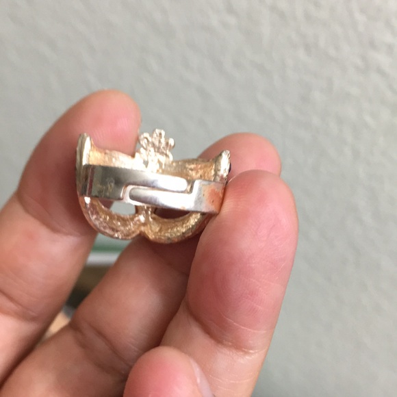 🖤Vtg Venetian mask design ring - Picture 10 of 13